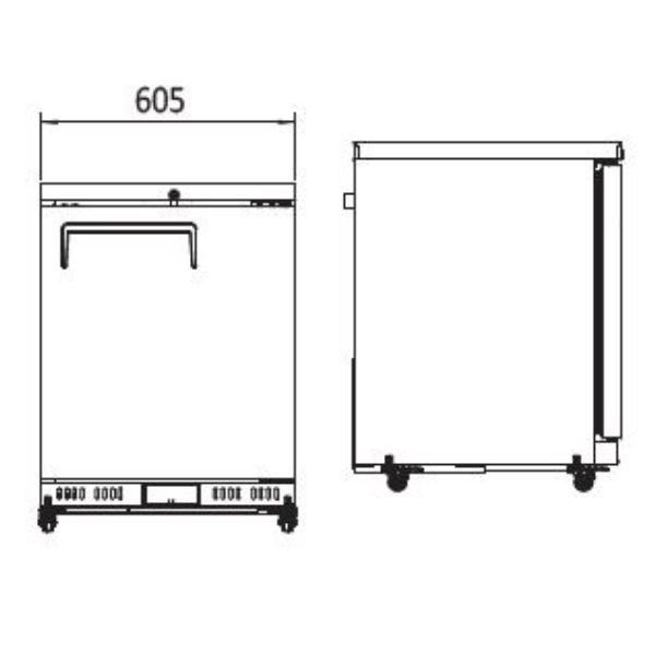 HOTPOINT Undercounter Cabinet Freezer 145L (2)